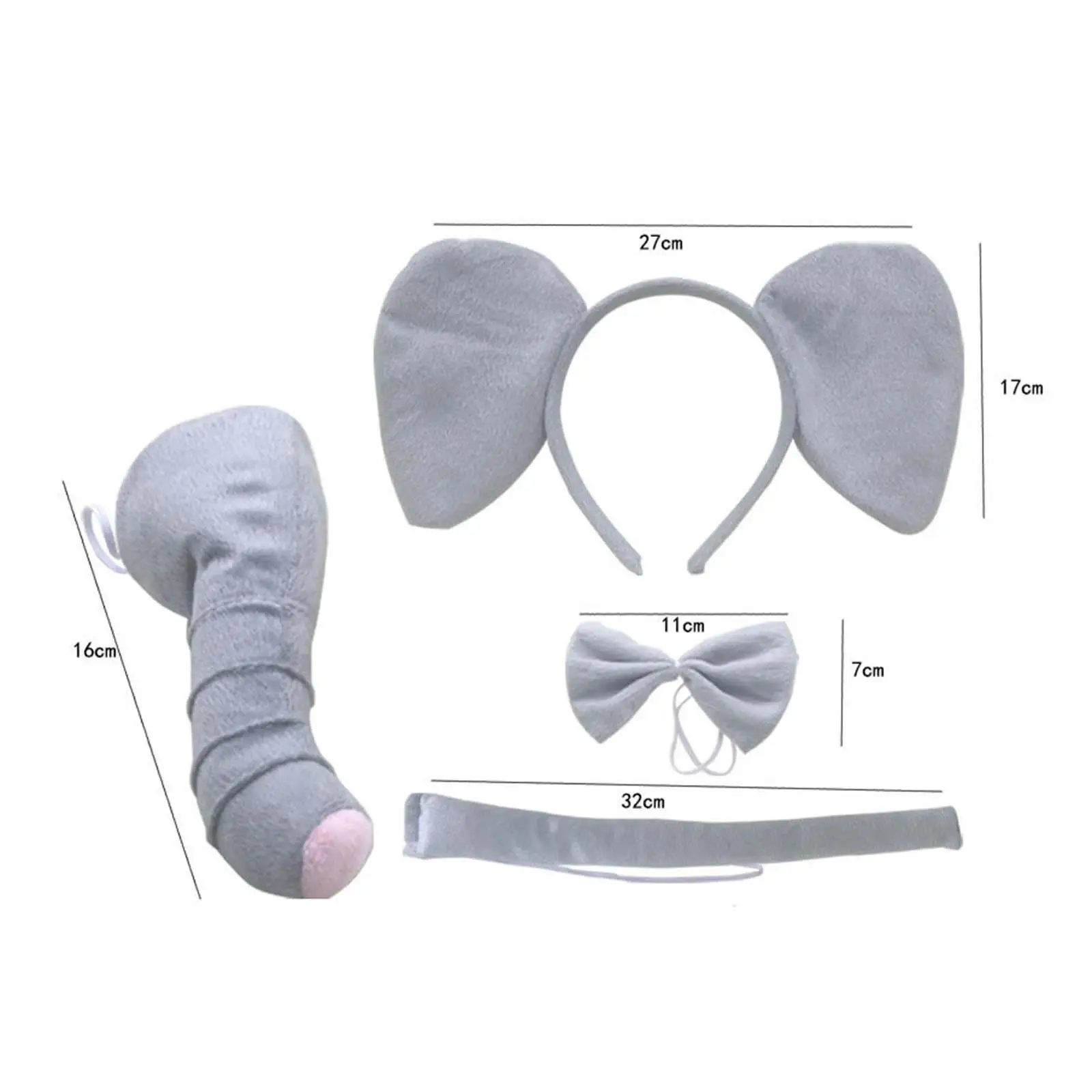 ชุดคอสเพลย์อะนิเมะครบชุดพร้อมที่คาดผมหูช้าง โบว์ผูกจมูก หาง สำหรับงานคาร์นิวัลและการแสดงบนเวที