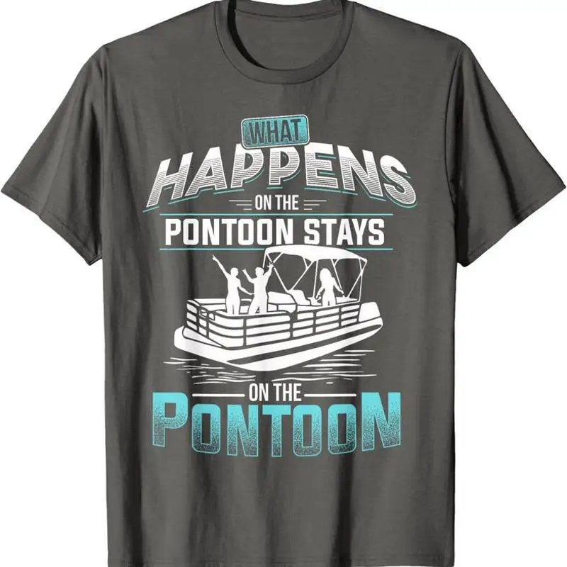 Футболка What Happens On The Pontoon Stays