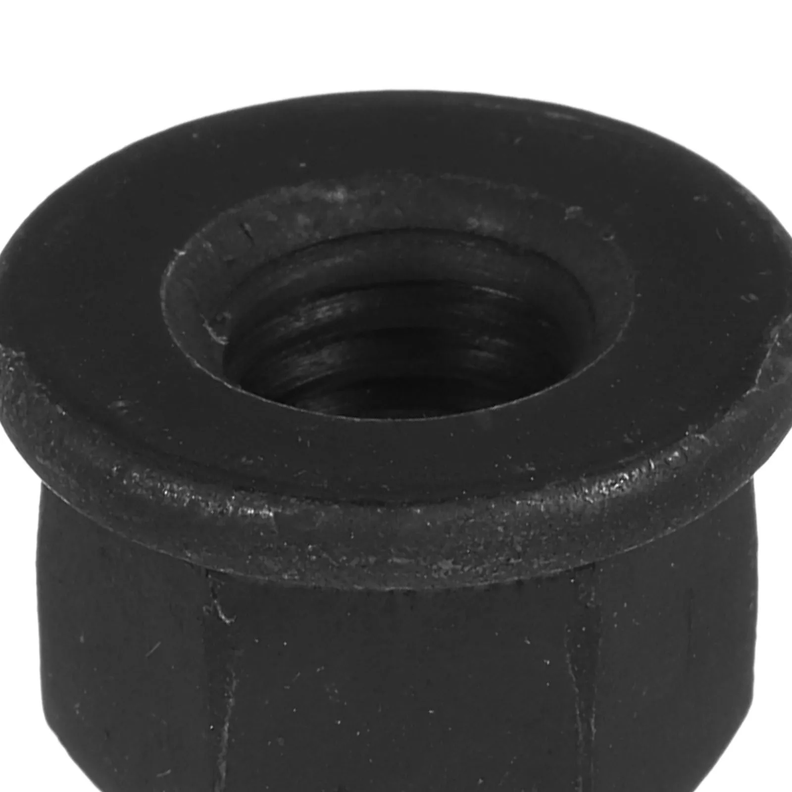 Tuerca con reborde de acero al carbono M10, tuerca con reborde hexagonal, tuercas gruesas duraderas para uso mecánico y de ingeniería, 5 uds.