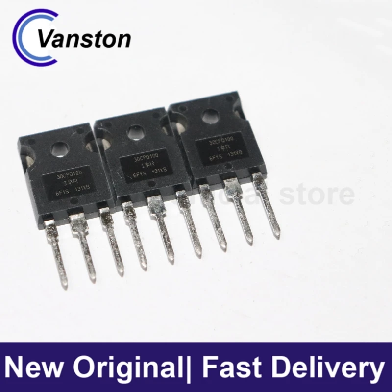 2pcs 30CPQ100 TO-247 IR Schottky Diode New Original Stock Components BOM Matching Order