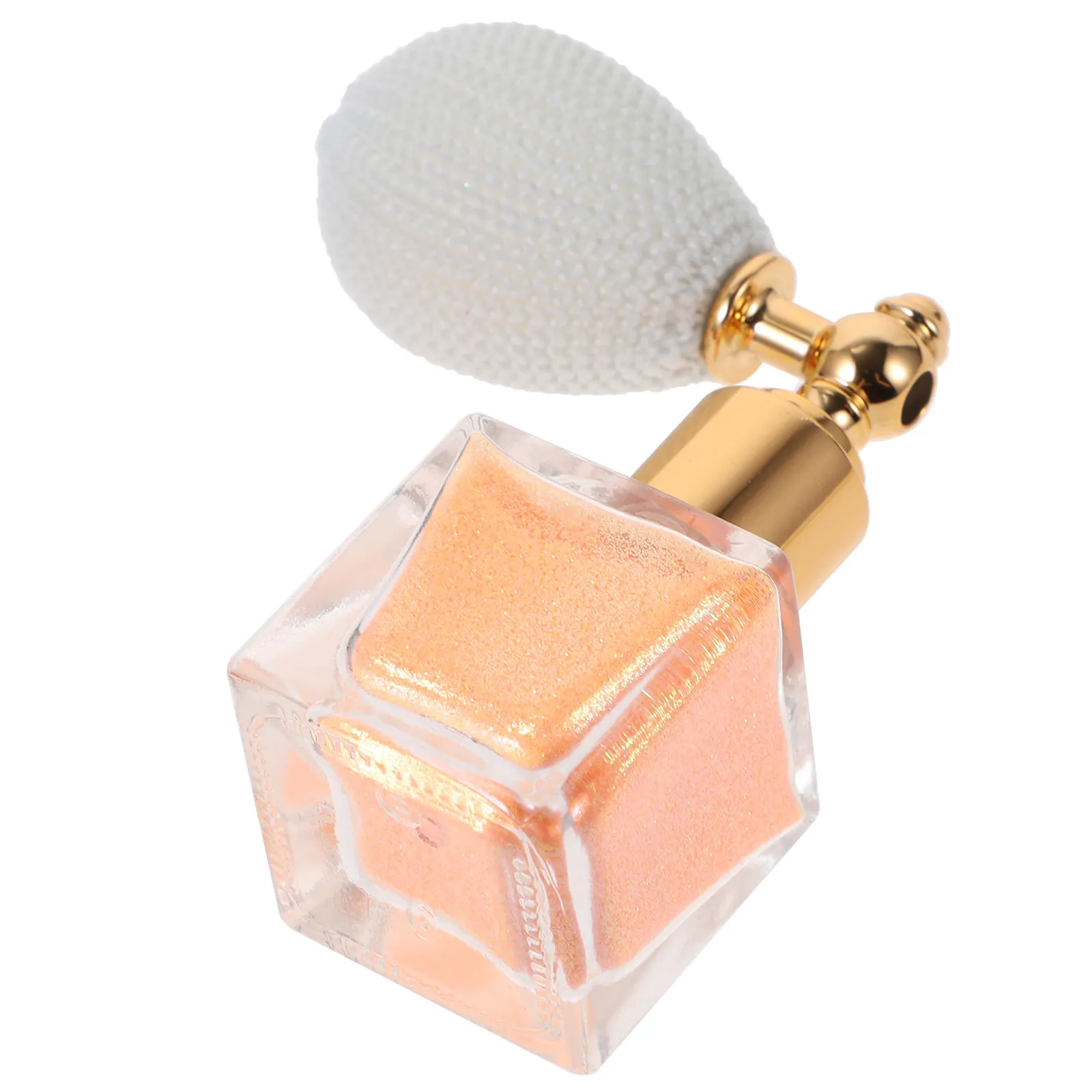 1Set Glitter Spray for Body Hair Face Nails Craft DIY Makeup Shimmer Powder Orange Sparkling Highlighter Glow Effect