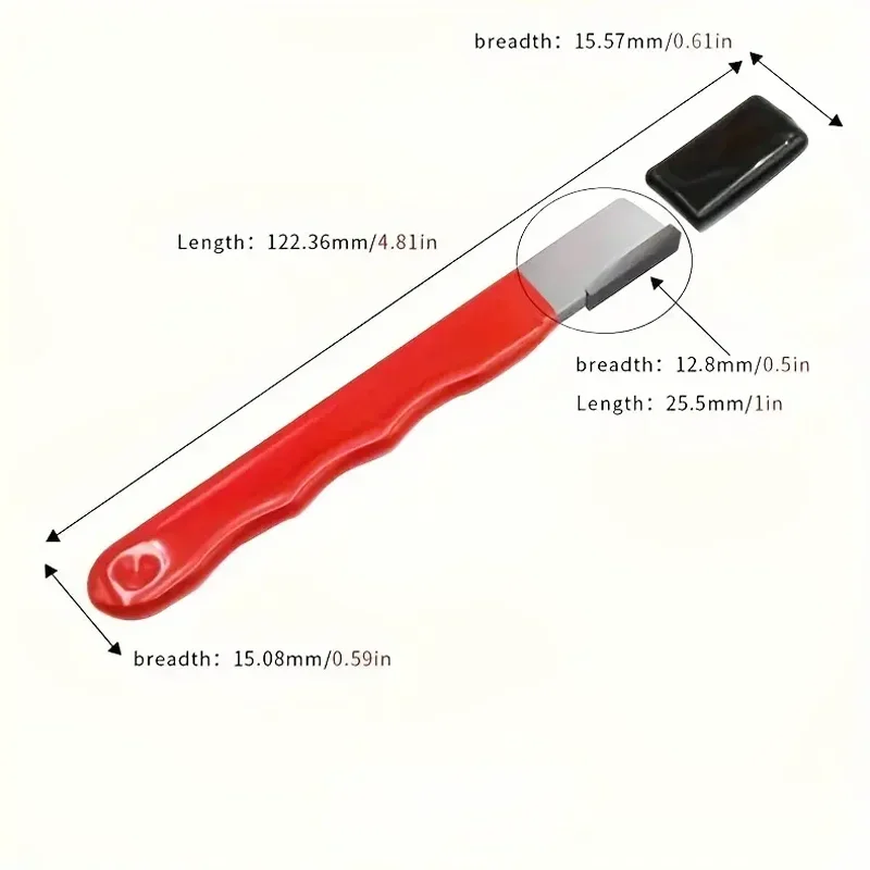 Przenośna ostrzałka do noży Nożyczki ogrodowe Nóż kuchenny Ostrzałka do ust Skrobak Trymer do krawędzi Skrobak do krawędzi