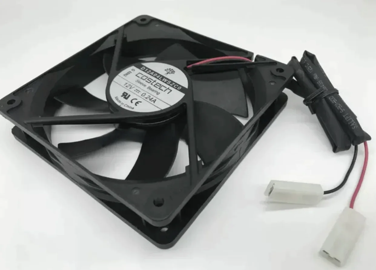 Cooler Fan D12A04LWSZC0 DC 12V 0.24A 120x120x25mm 2-Wire Cooling Fan ﻿