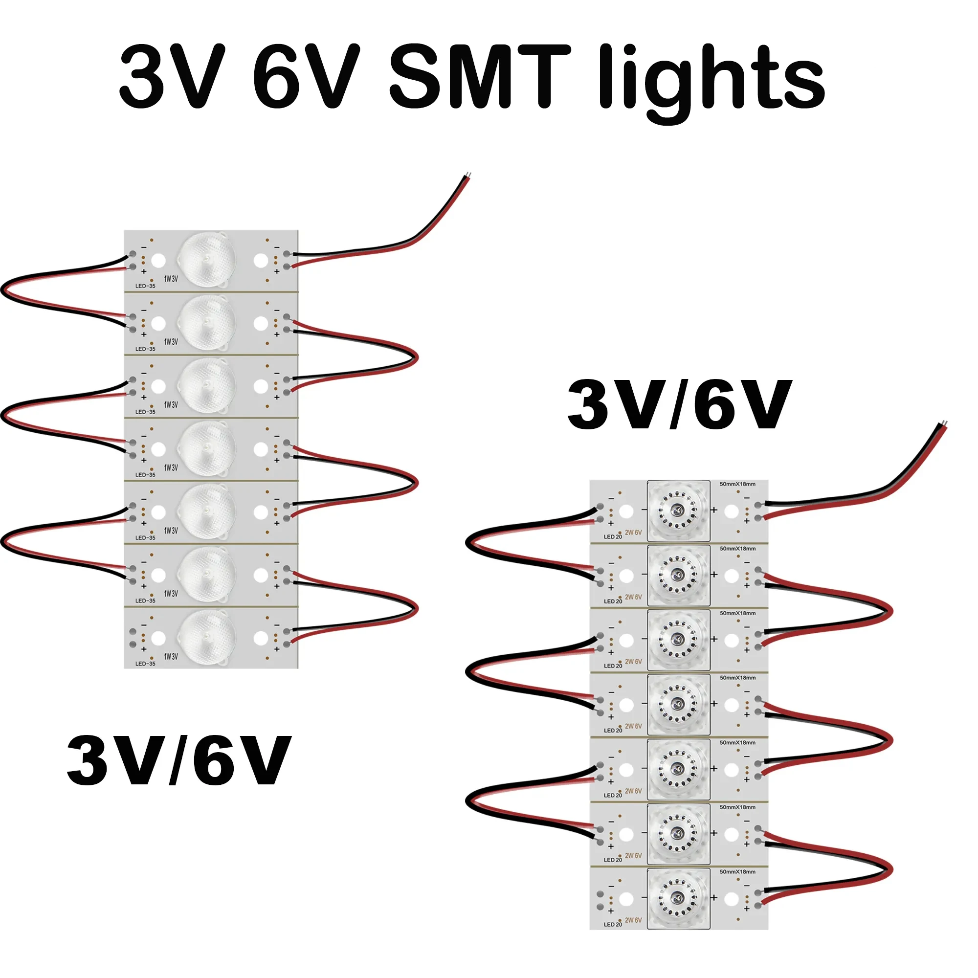 210 pcs 3V 6V LED diodo a emissione luminosa SMD Light Bead con lente ottica Fliter per riparazione TV LED 32-65