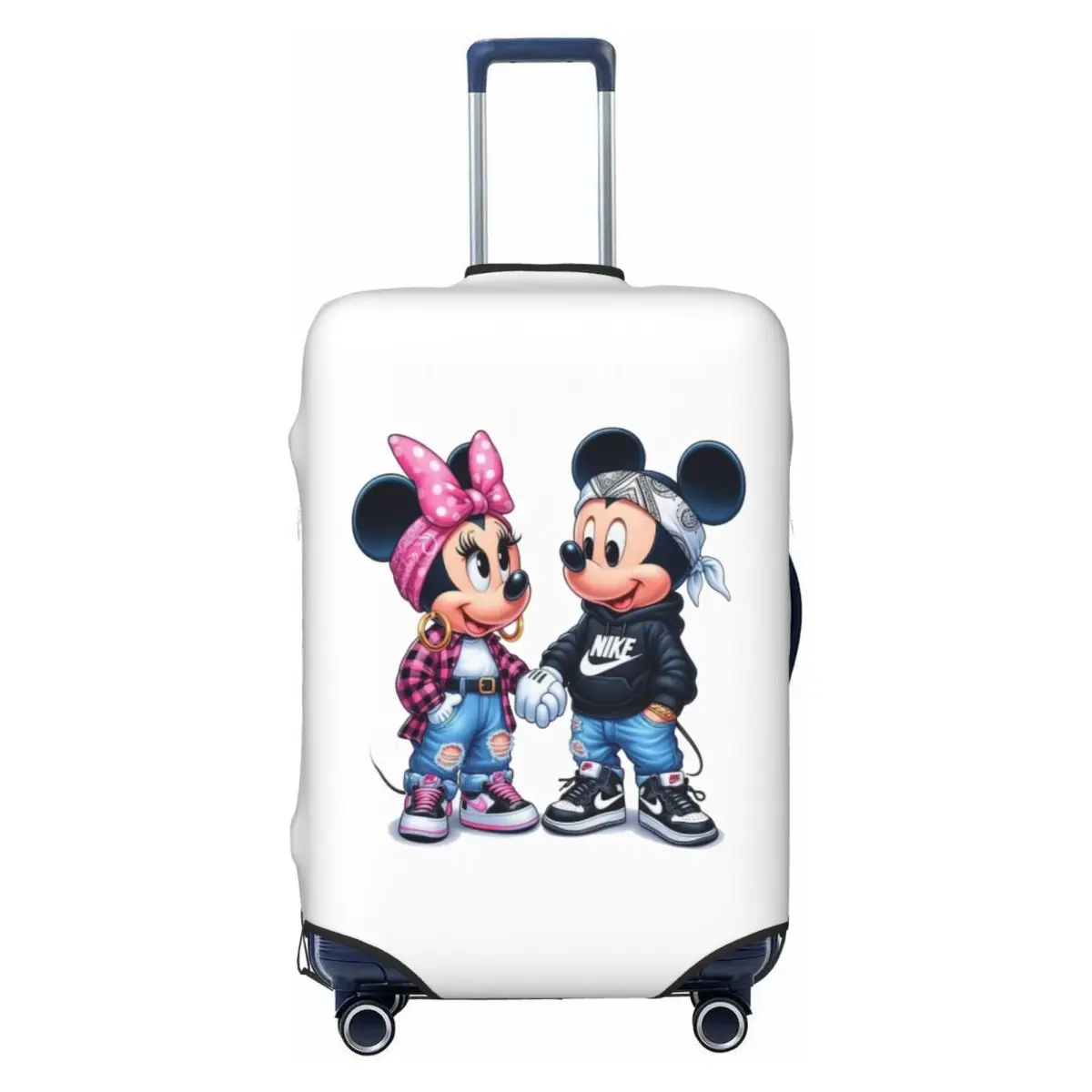 

Custom Fashion Mickey Mouse Anime Cartoon Luggage Cover Protector Dust Proof Travel Suitcase Covers