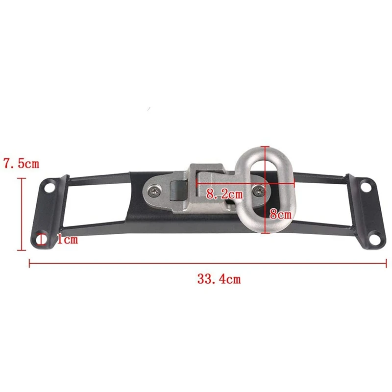 1PCS Exterior Door Hinge Step Metal Folding Foot Pegs To Rooftop Rest Pedal For Wrangler JL JLU 2018 2019 Accessories