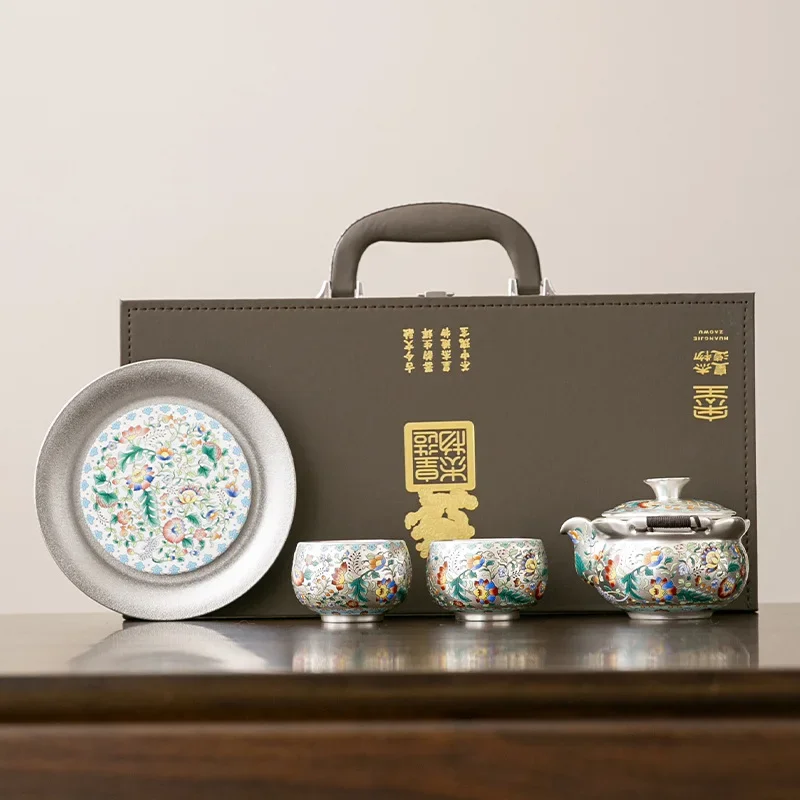 Business Gifts, Companion Gifts, Practical Opening High-end Tea Sets, Corporate Annual Meeting Gifts,kung Fu Tea Set Gift Tool