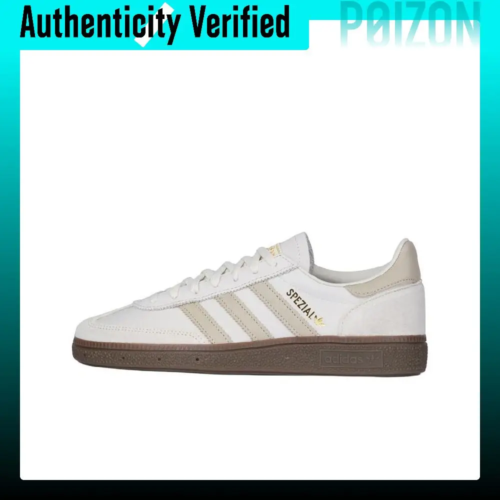 Adidas Originals HANDBALL SPEZIAL Low top Skateboard Shoes Women's Beige JI2644