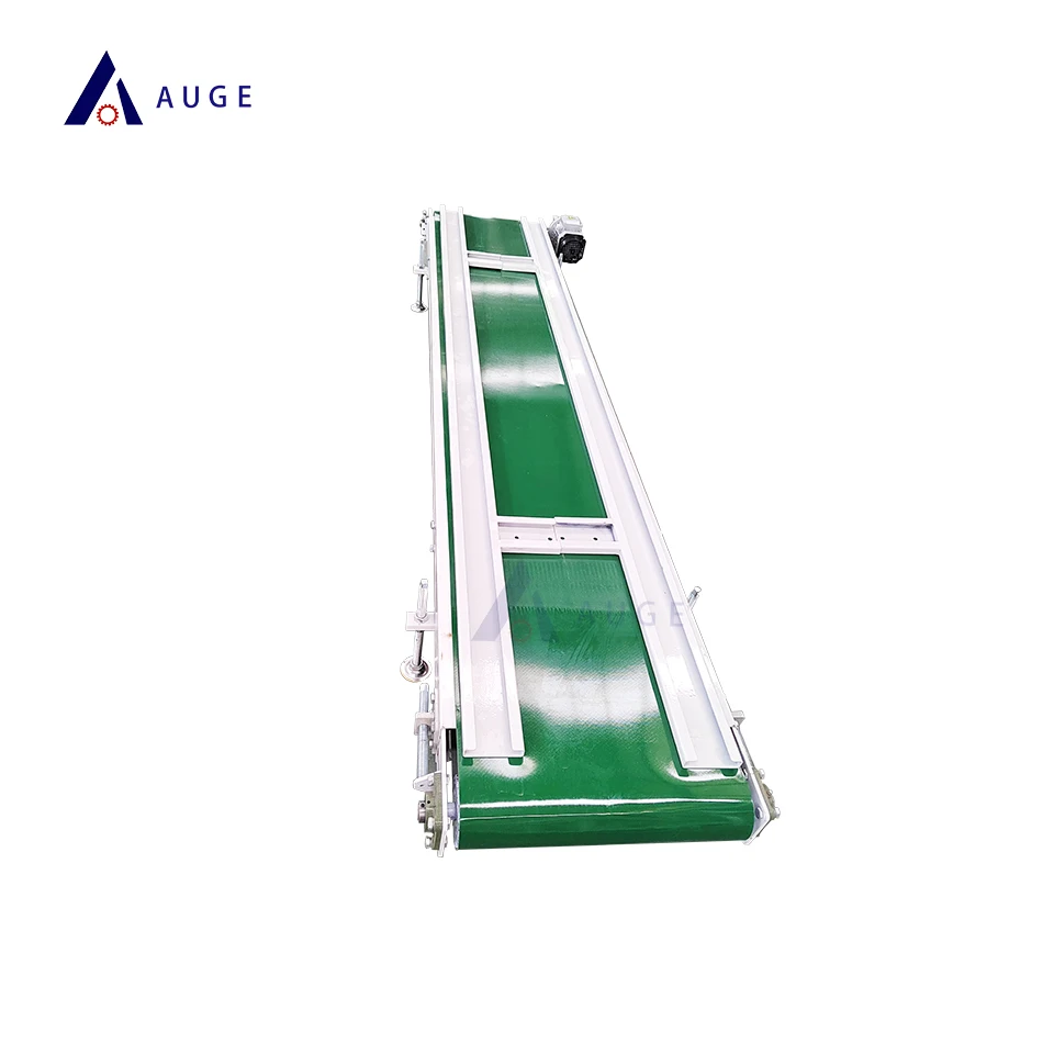 Flat Conveyor Belt For Bags Convenient Mini Conveyor Belt Machine Movable Structure Mesh Belt Conveyor