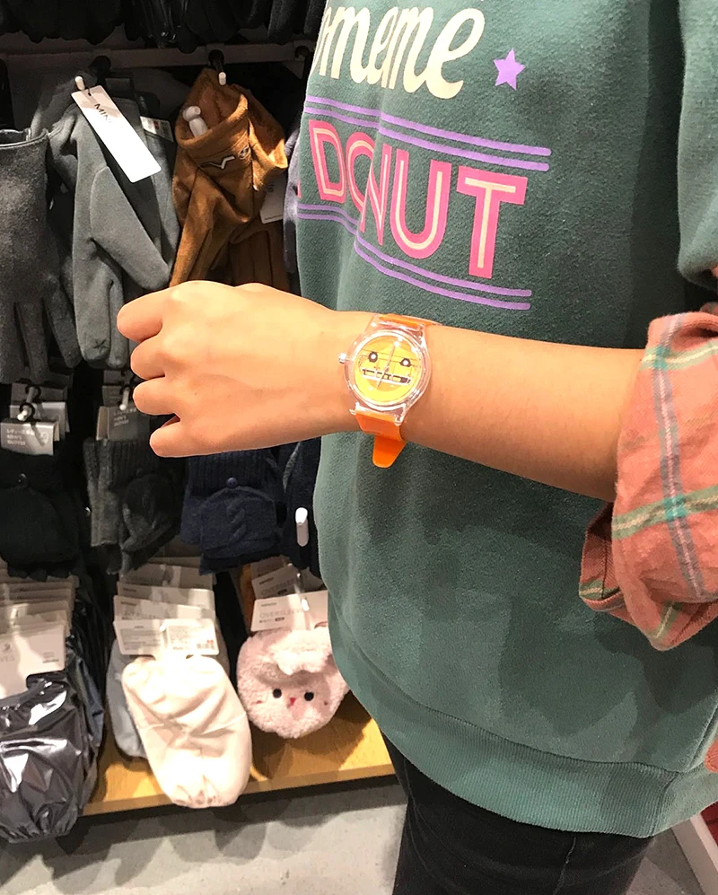 Unique Retro Car & Bus Pattern Plastic Watches for Women