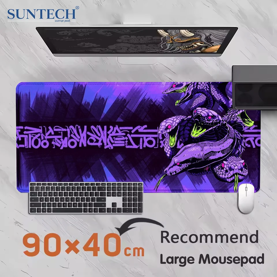 

Граффити Art Фиолетовый коврик для мыши большой расширенный 400X900 ПК Компьютерная клавиатура XXL Настольный коврик Офисный аниме Игровые коврики геймер