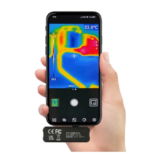 

UNI-T UTi120 Mobile USB Thermal Imager Mobile Phones 120X90 Pixel Thermographic Camera Digital Thermometer For Repair