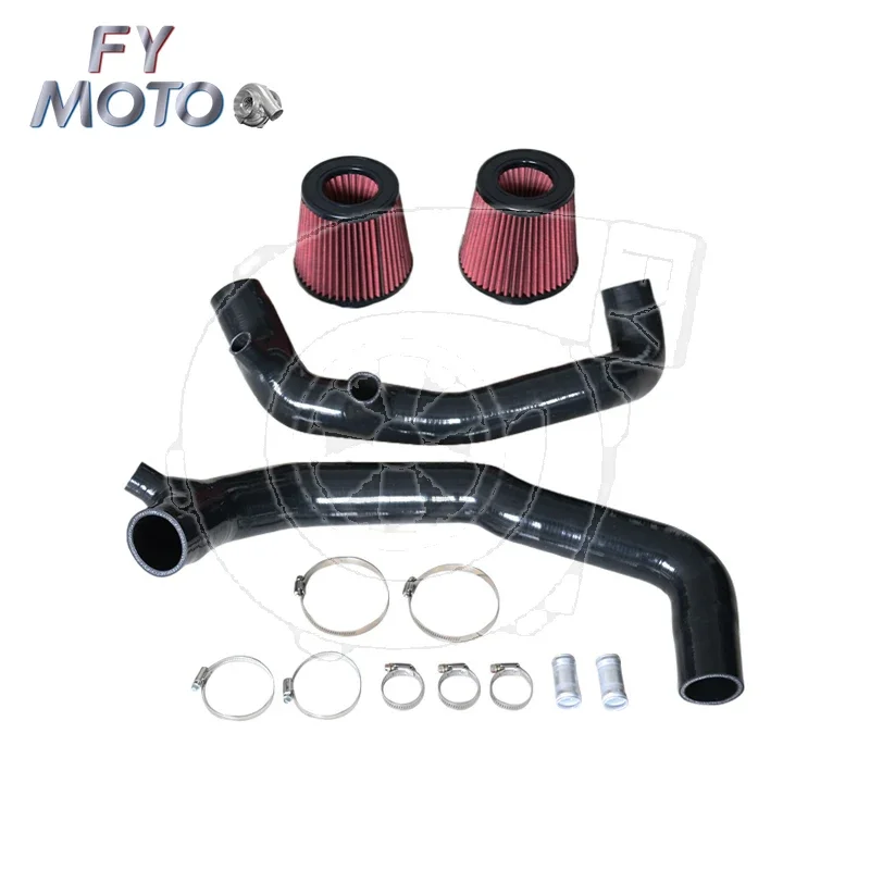 BM N54 07-10 135i 335i 535i 1M Z4 OEM Location Silicone Turbo Inlet Hose Intake Kit with wire reinforce inside