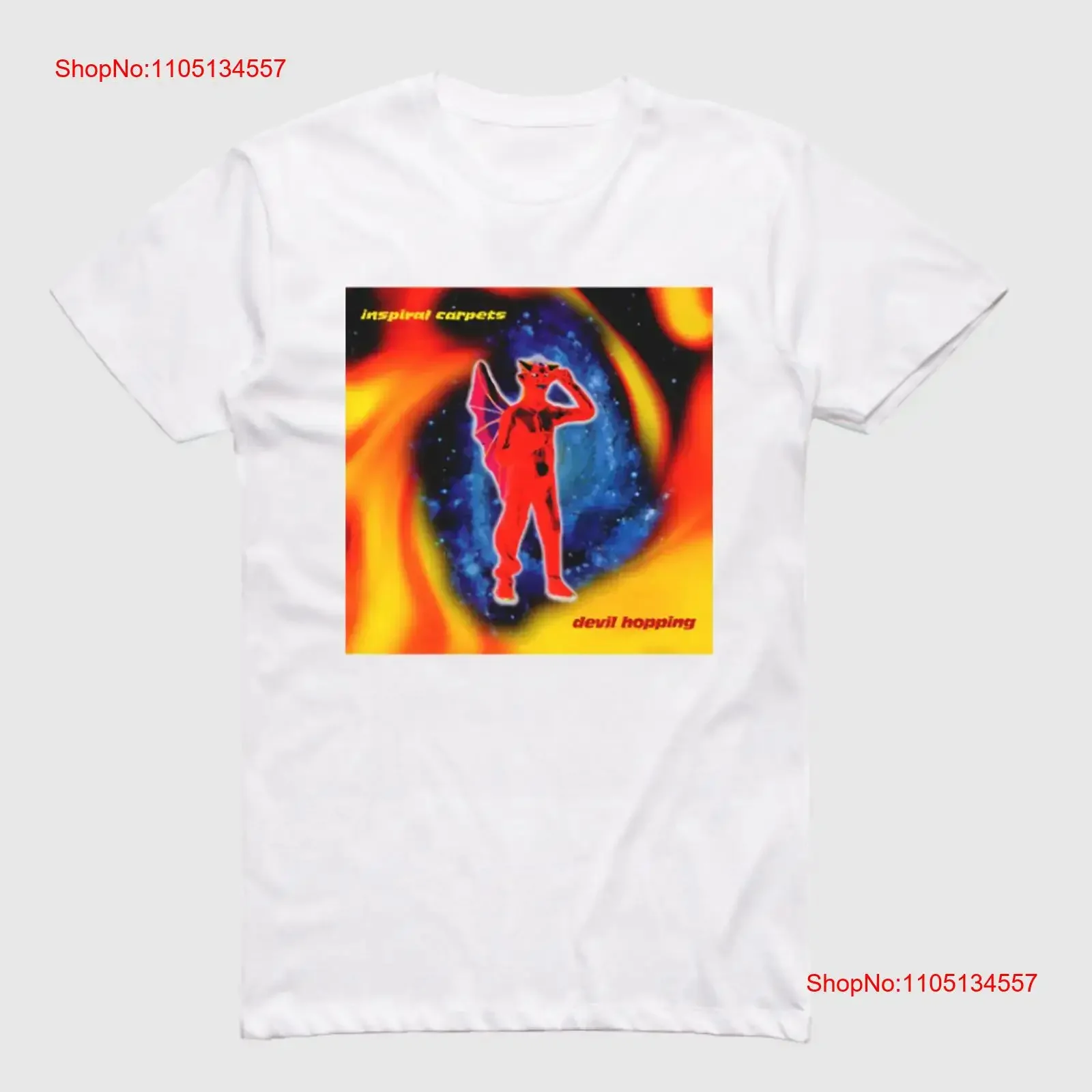 Inspiral Carpets Devil Hopping Album Cover T shirt size S 5XL vintage Washed Unisex Casual Slightly Stretched