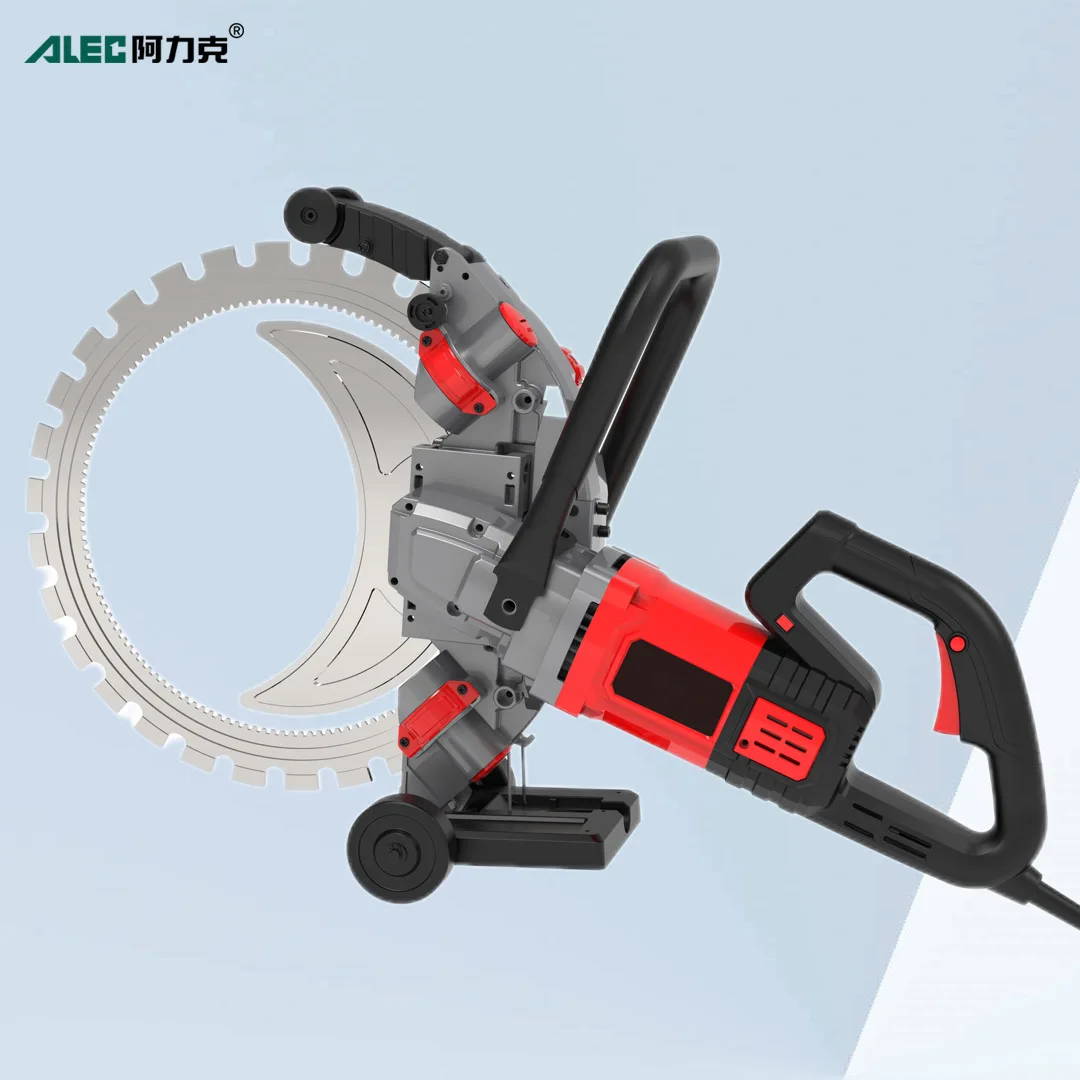 

220V High Frequency Electric Ring Saw Machine 410mm Saw Blade Concrete Wall Cutting Machine