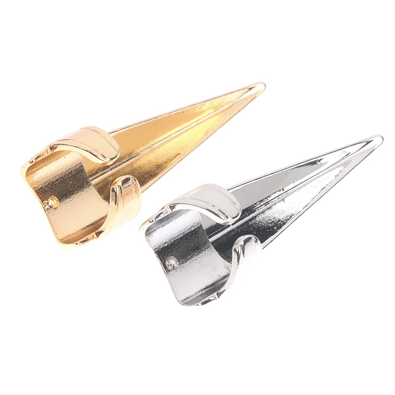 Metal Finger Tip Partition Ring Hair Braiding Comb Sectioning Weaving Curling Hair Styling Select Tool
