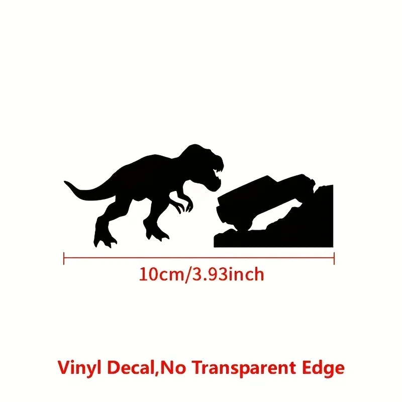 1 шт. уникальная наклейка для автомобиля с динозавром и внедорожником — водонепроницаемая съемная наклейка — добавьте приключенческое поле для ваших гаджетов и транспортных средств