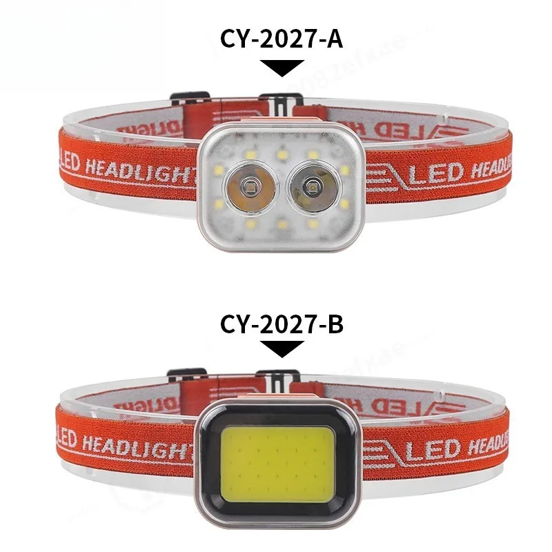 Lightweight COB LED Headlamp Long‑Runtime Cap Clip Light for Night Fishing Hiking Climbing Outdoor Headlight