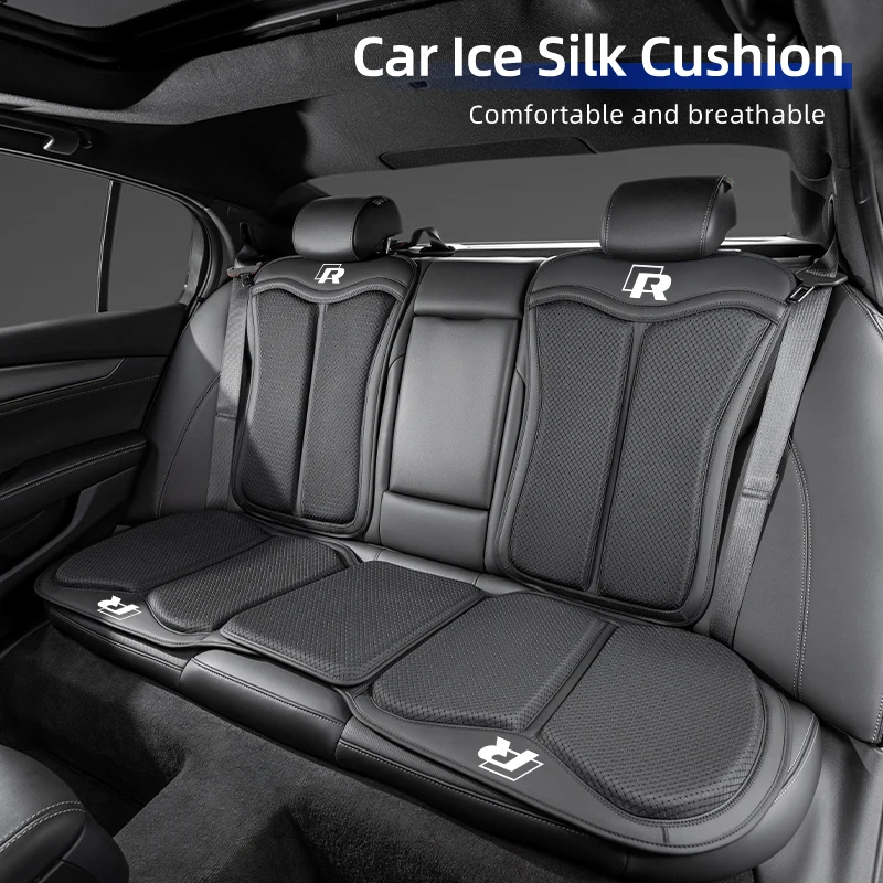 

Car Seat Ice Silk Cushion Backrest Seat Protector Cover Accessories For Volkswagen VW Golf 4 6 7 GTI Tiguan Passat B5 B6 B7 CC