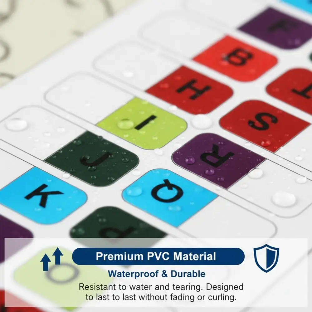 A-Z Colorful Alphabet Index Label Stickers Waterproof Study Sticky Index Tabs Planner Organizer Page Marker Sticky Flags Binders