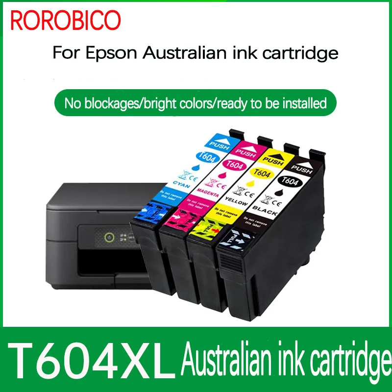 

For Epson 604xl Ink Cartridge With Chip Australia For XP2910 XP2930 XP2950 XP2200 XP3200 XP4200 T604XL Replacement Ink Cartridge