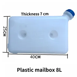 8L 2Hole Plastic Fuel Tank Oil Tank For Air Diesel Parking Heater Petrol Storge Canister Water Tank For Car Truck Tool