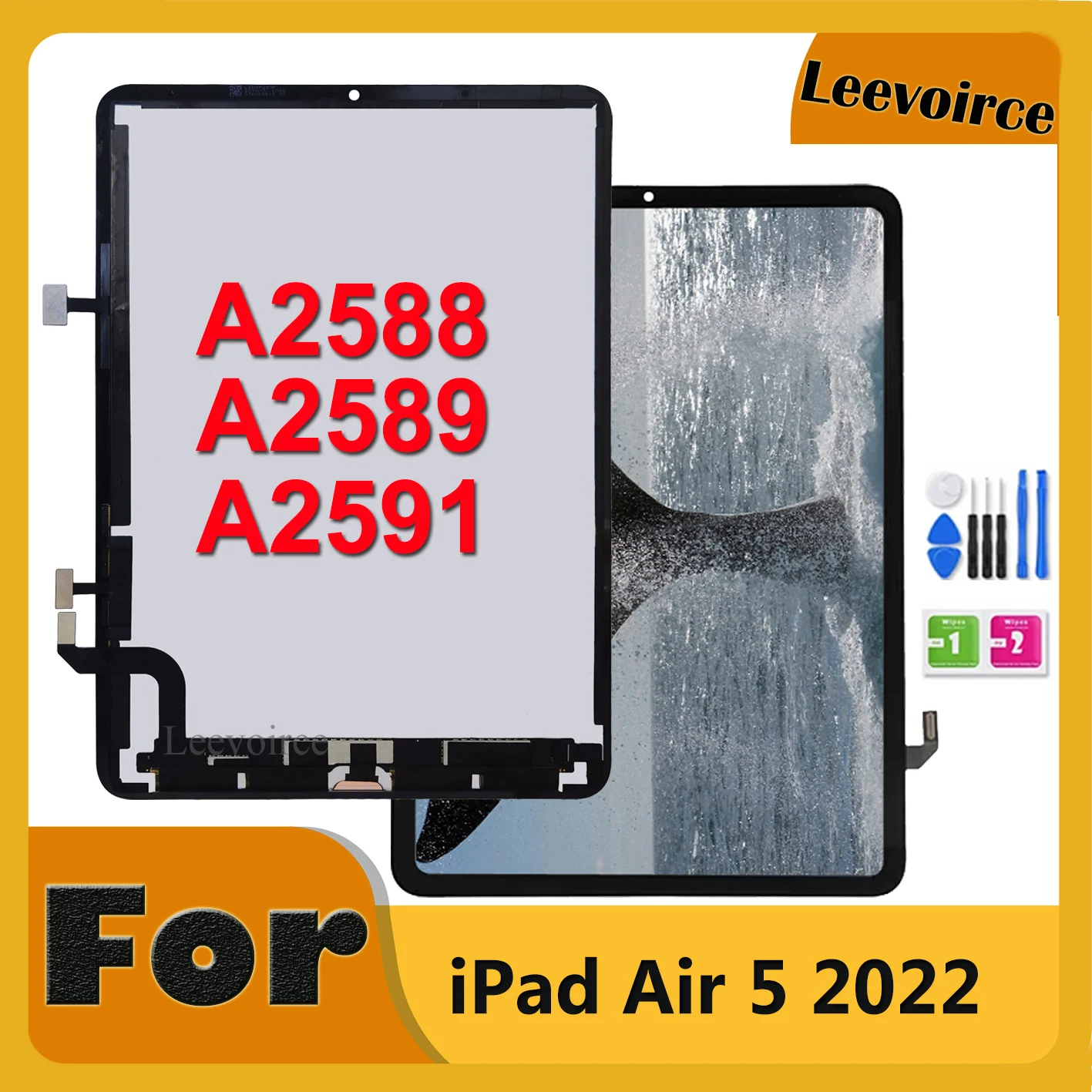 استبدال شاشة LCD لجهاز iPad Air 5 بمواصفات AAA – تقييم شامل لنموذج A2558