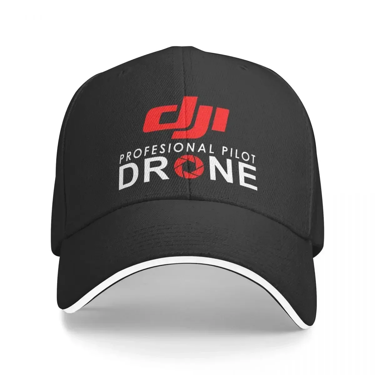 DJI Professional Pilot Drone Baseball Caps Casual Cool DJI Sandwich Cap Men Women Adjustable Dad Hat Outdoor