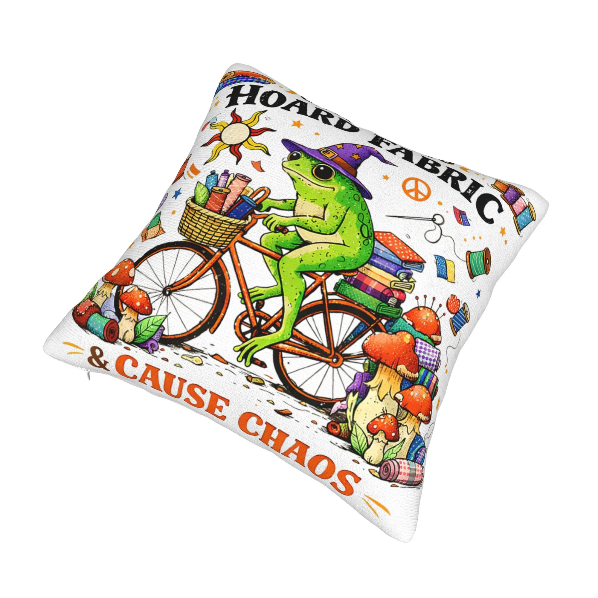Decorative Pillowcases On My Way to Hoard Fabrics and Cause Chaos Product Home  Pillow Case Cover Zipper Multi Size