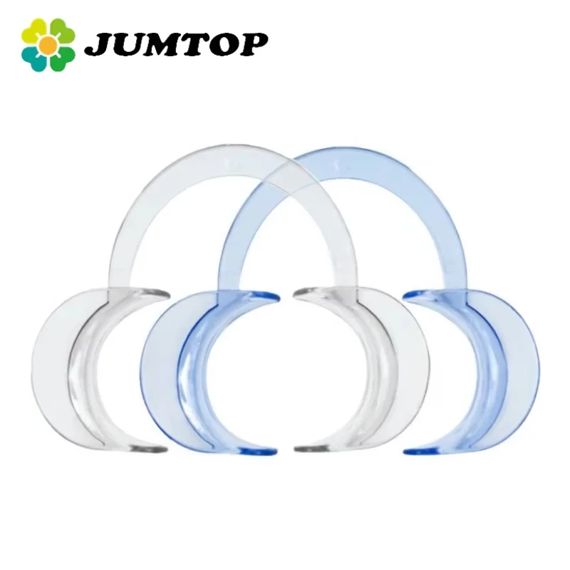 JUMTOP Dental Mouth Opener C Shape Plastic Lip Cheek Retractors Intraoral Cheek Lip Opener Orthodontic Dentistry Tool