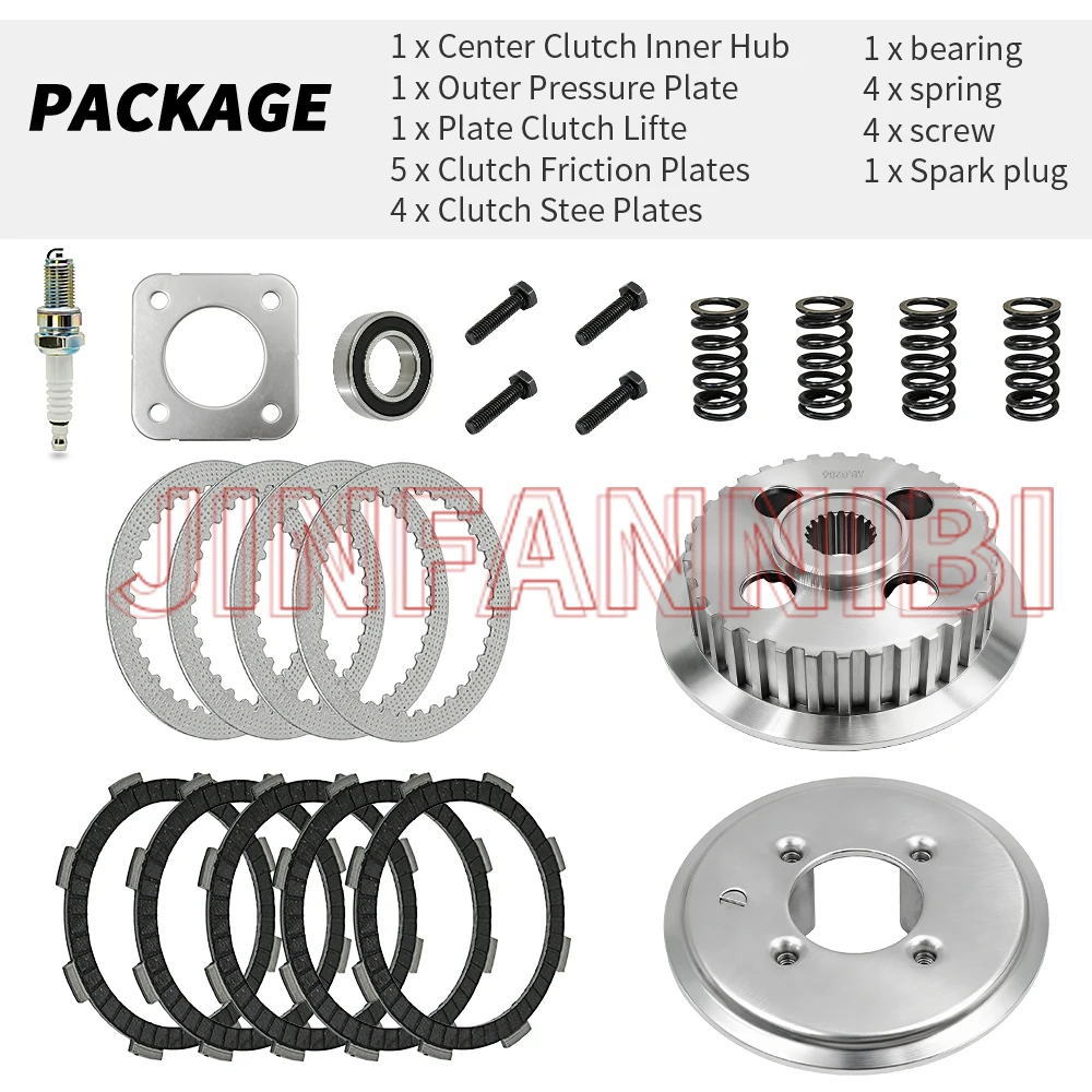 

Комплект нажимных дисков фрикционной ступицы сцепления для Honda Sportrax 250 TRX250EX Recon 250 TRX250 1997 1998 1999 2000 2001