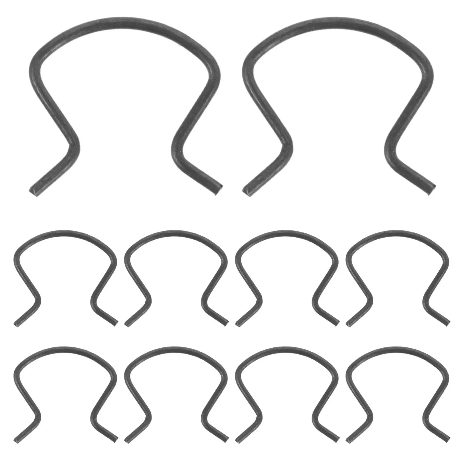 10Pcs Car Window Handle Retainer Clip Metal Crank Retainer for Auto Door Smooth Sleek Design Universal Fit Window