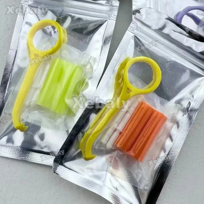 

40 Sets Portable Orthodontic Aligner Removal Tool Dental Invisible Brace Extractor Hook Teeth Silicone Aligner Chewies