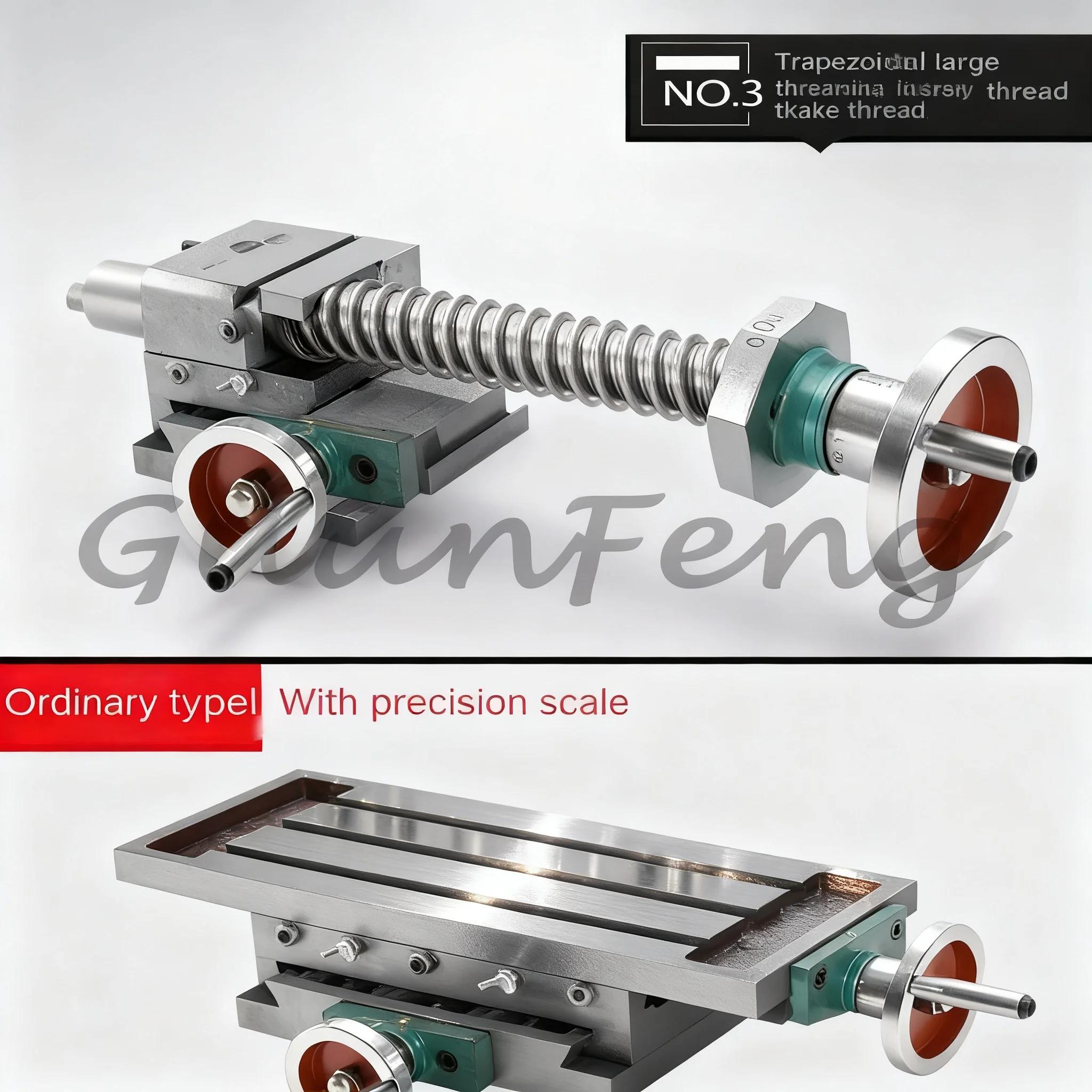 Drilling & Milling Machine Cross Sliding Worktable, 350×140mm Precision Cross Slide Table for Metal Machining