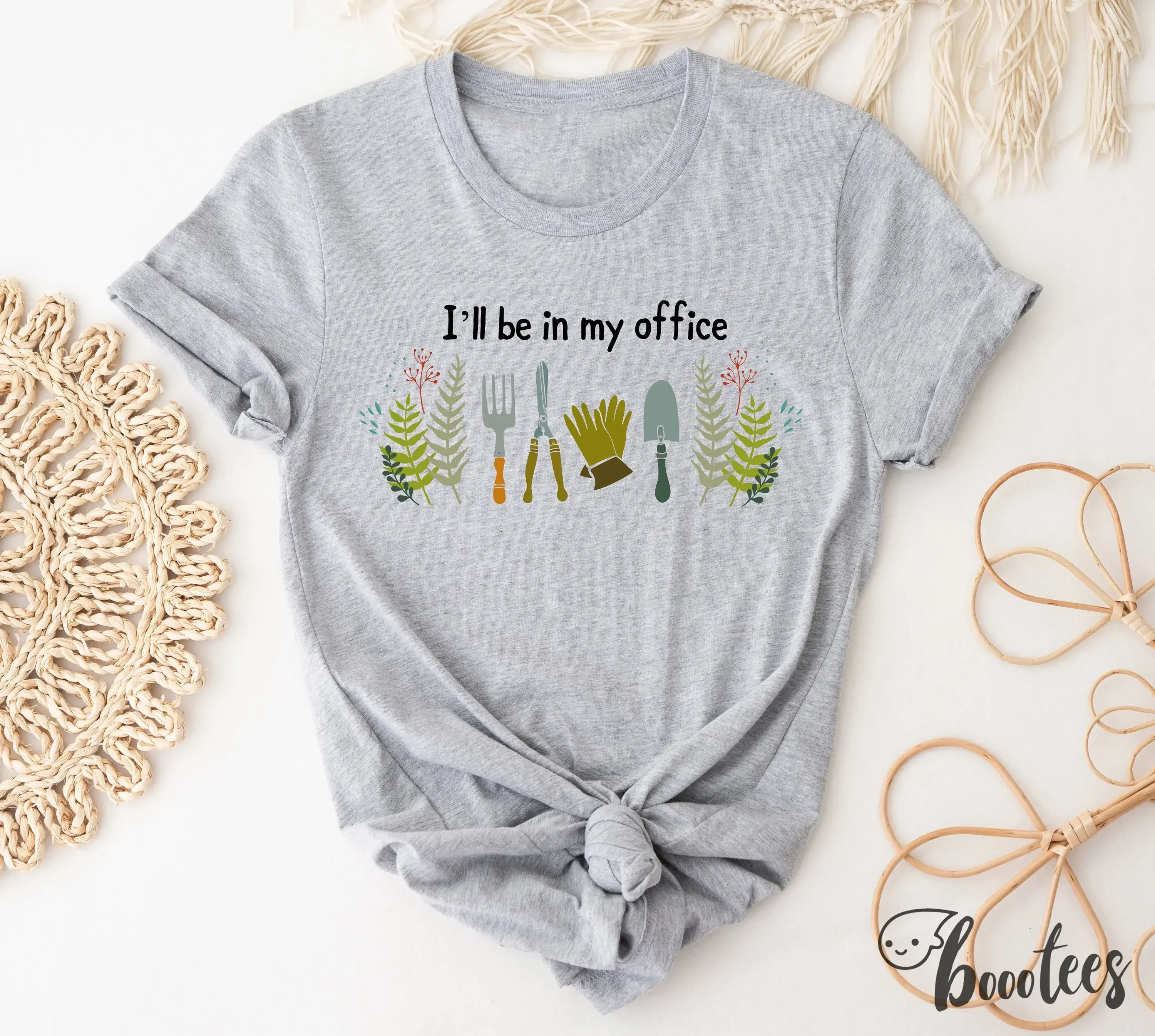 I'Ll Be In My Office Gardening T Shirt Gardener Idea Homegrown Present Plants Vegetables Herbs Outside Nature Lover