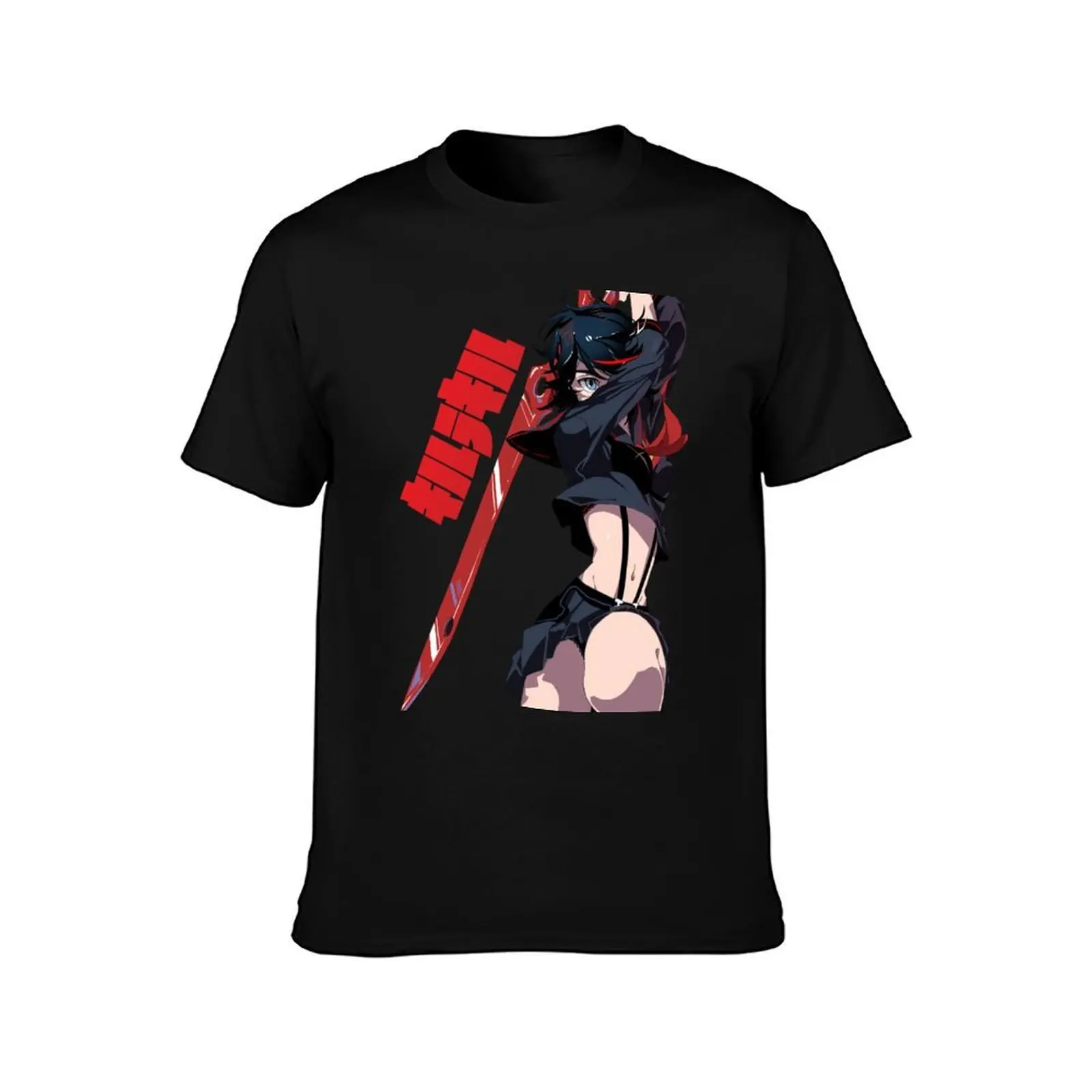 Kill La Kill - Ryuko Matoi T-Shirt, Summer Casual Cotton Tee, Oversized Streetwear Tops, Vintage Graphic Print, Unisex Men Women