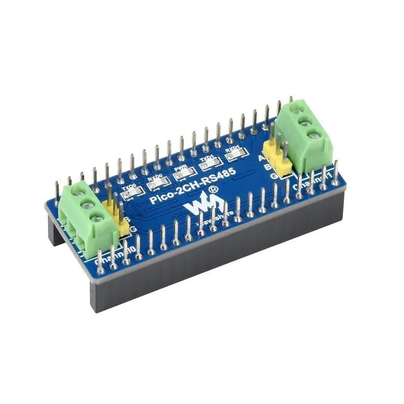 

Raspberry Pi Pico 2-Channel RS485 Expansion Module HAT SP3485 Transceiver UART To RS485 for Raspberry Pi Pico Series Board