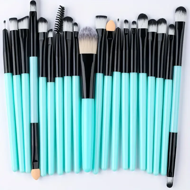 

20PCS Makeup Brushes Set Eyeshadow Foundation Concealer Blending Blush Brush Soft Fluffy Kabuki Christmas Gift Women Beauty Tool