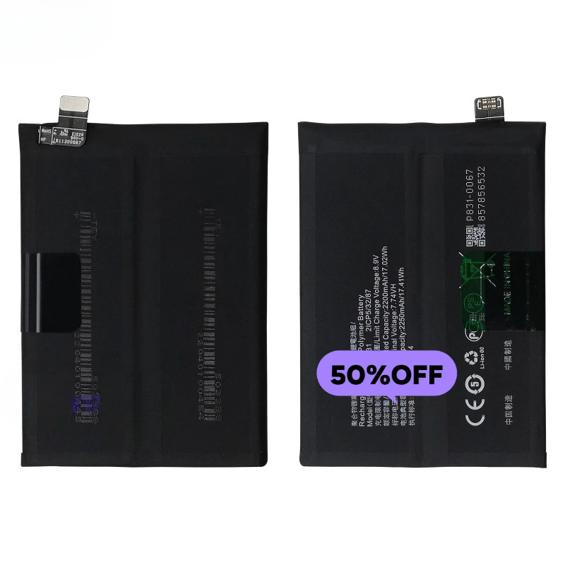 BLP831 for OPPO Find X3 Pro/Find X3/CPH2173/PEEM00 Phone Battery High Quality High Capacity Replacement Bateria Grade A Cell