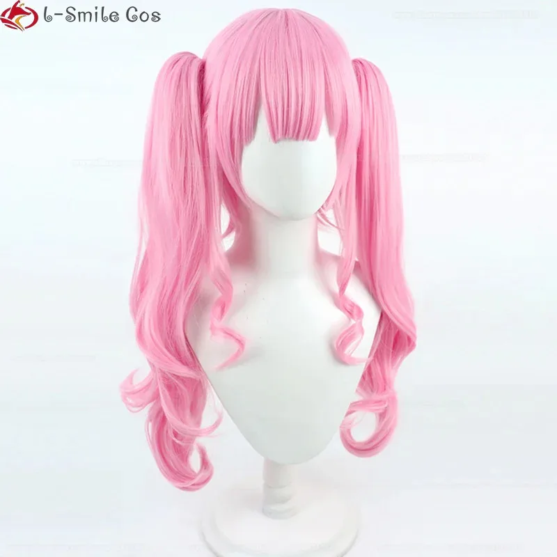 

2025 2 Types Vtuber Hololive Cosplay -sama Calli 90cm Pink Mori Calliope Wigs Heat Resistant Synthetic Wig