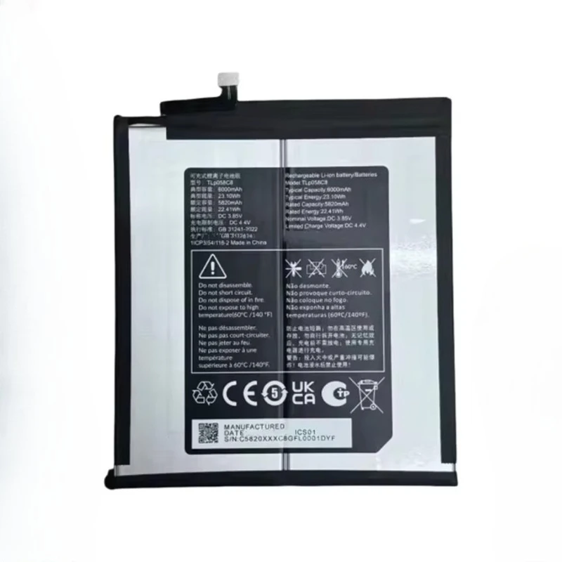 

3.85V 6000MAH TLP058C8 Battery for Alcatel Tablet Fast Delivery High Quality