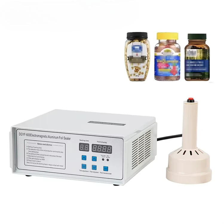 

DGYF-600 Type Electromagnetic Induction Sealing Machine Plastic Bottles, Oil Bottles, Glass Aluminum Foil Sealing Machine