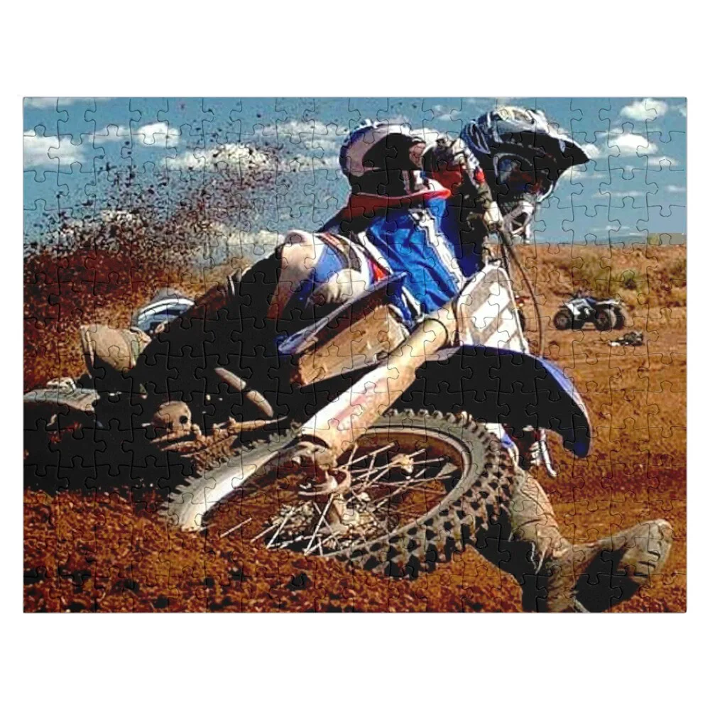 

MOTOCROSS : Vintage Motorcycle Racing Advertising Print Jigsaw Puzzle Novel Toys For Children 2022 Iq Puzzle