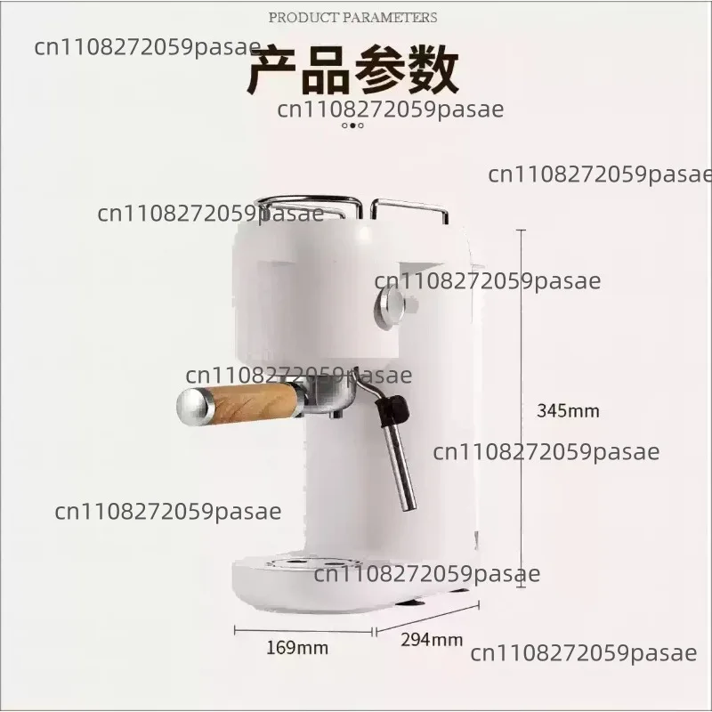 110V/220V Italian Espresso Machine: Compact Semi-Automatic Home Espresso Machine for Single-Serve Espresso, Fully Automatic