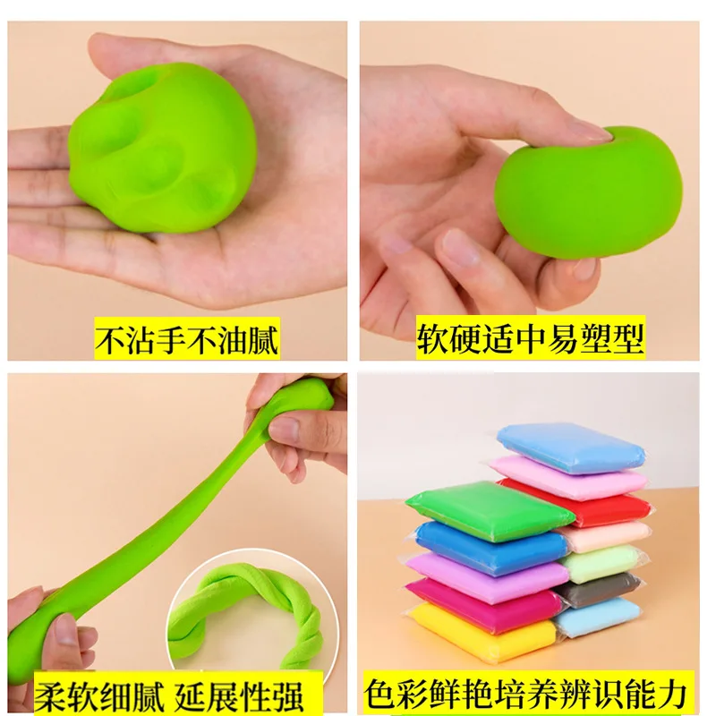 36-Color Ultra-Light Clay 10g, DIY Handmade Clay Mold Tool Box Kit for Kids, Children Handicraft Puzzle Goo Card Stationery