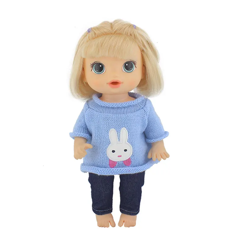 New Sweater suit  for 12 Inch 30CM  baby alive doll Toys Crawling Doll accessories