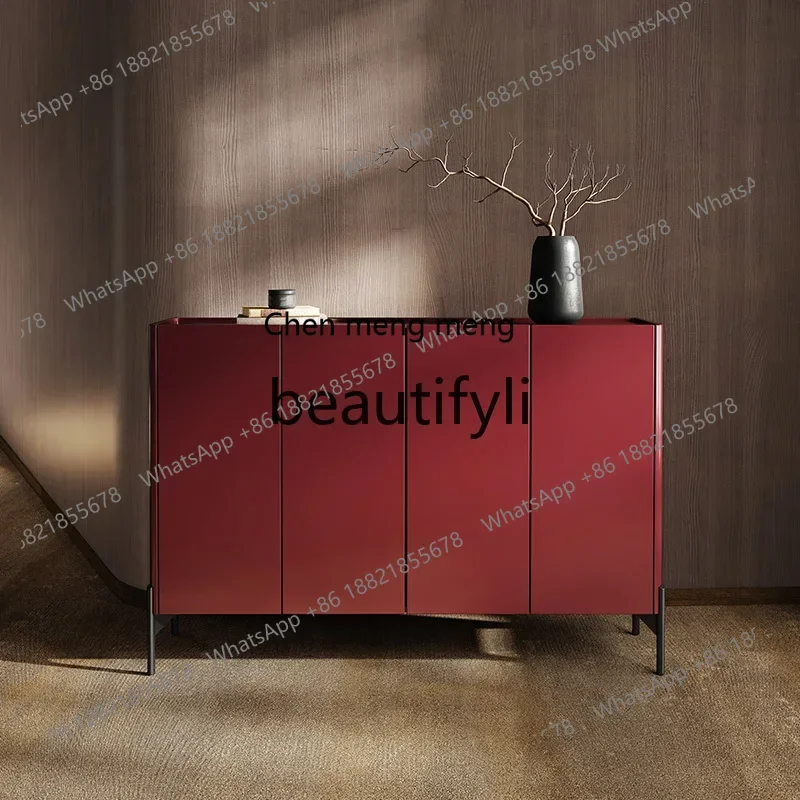N178 G  Liht luxury shoe cabinet Entry door cabinet Four doors Entry door partition Decorative cabinet Minimalist