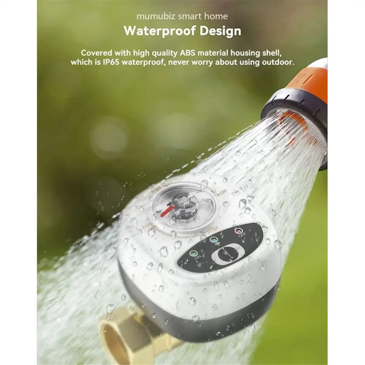 T35C Zigbee Smart Valve Controller Ball Valve APP Remote Control IP65 Waterproof Water Valve Works for , DN25