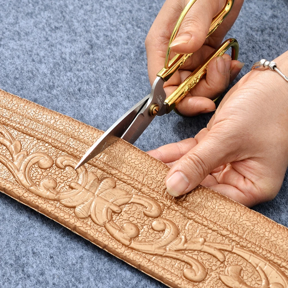 

Decorative Border For Home Waterproof 10m*10cm Decorative Skirting Customizable Length Easy To Install Frosted Texture