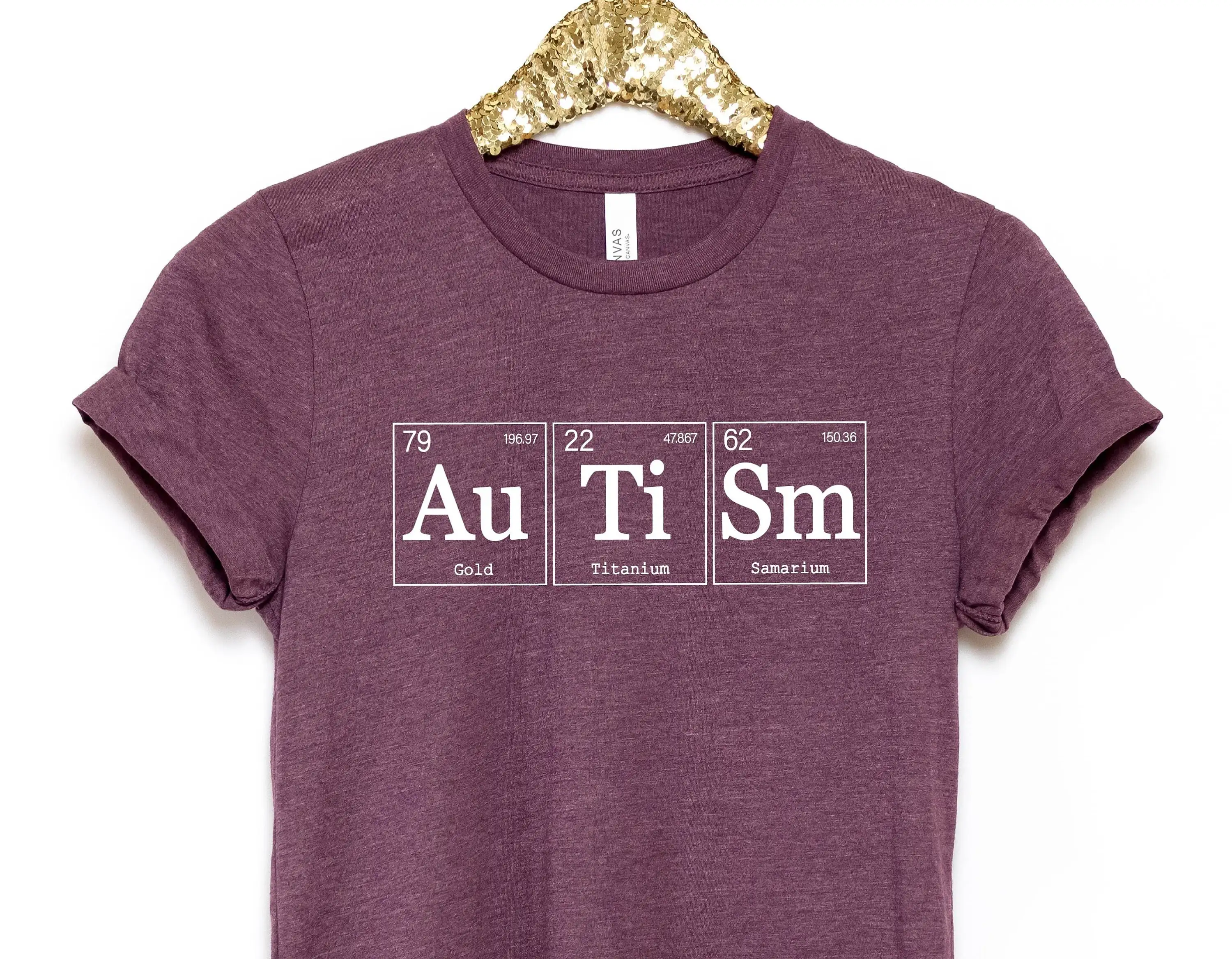 Autism T Shirt Awareness Aware Periodic Table Support Mom Month